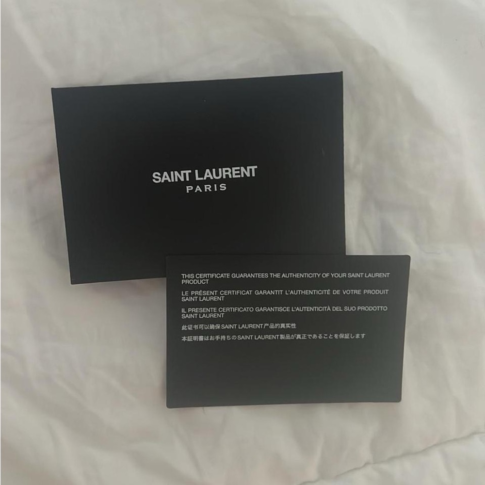 Saint Laurent Black Sunglasses Modern Angular Design - Picture 7 of 7